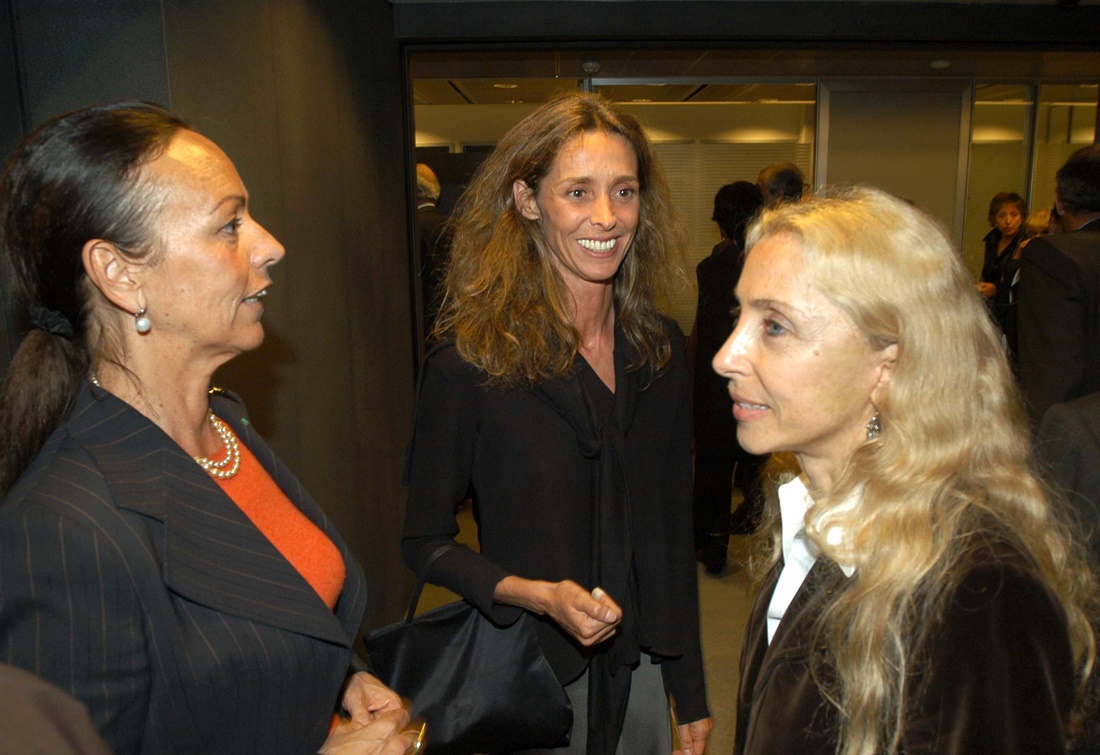Chiara Beria D'Argentine, Giulia Puri e Franca Sozzani - 2004