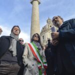 Luca Bergamo, Virginia Raggi e Claudio Parisi Presicce