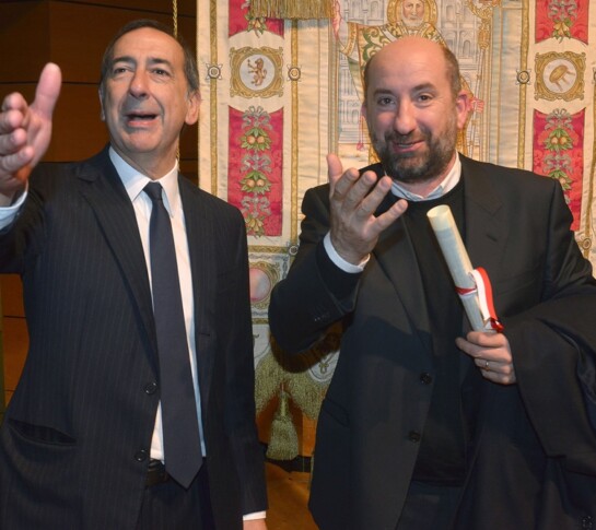 Beppe Sala e Antonio Albanese