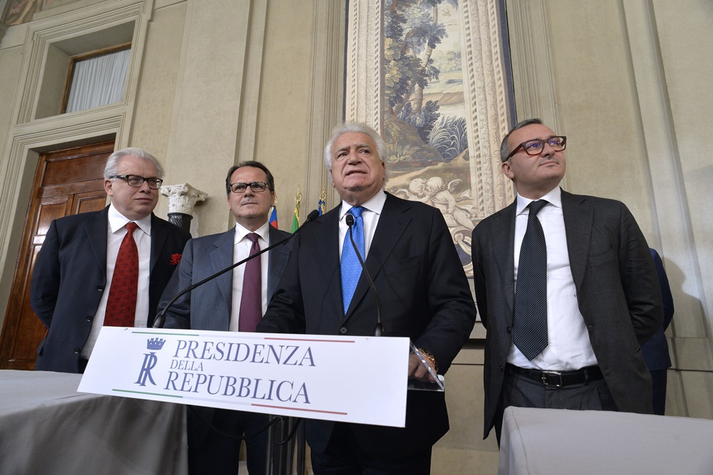 Lucio Barani, Saverio Romano, Denis Verdini ed Enrico Zanetti