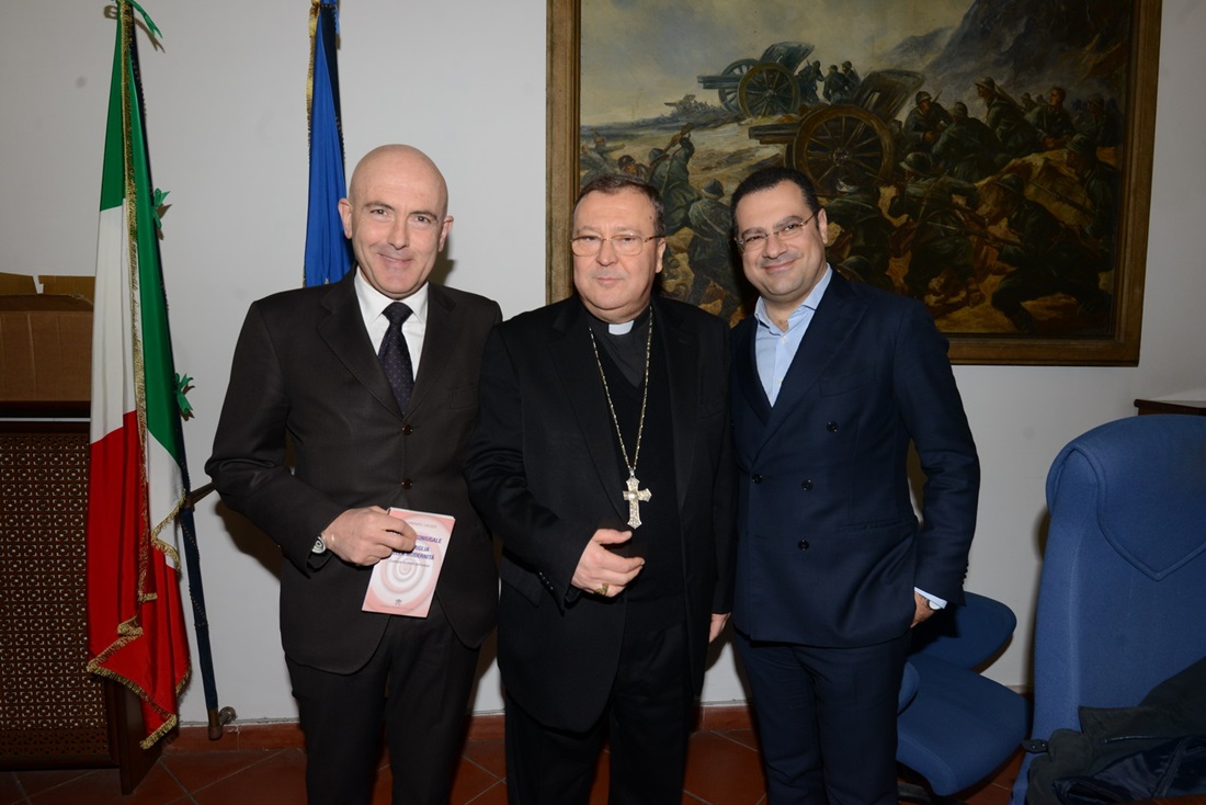 Gioacchino Alfano, Monsignor Lorenzo Leuzzi e Paolo Messa