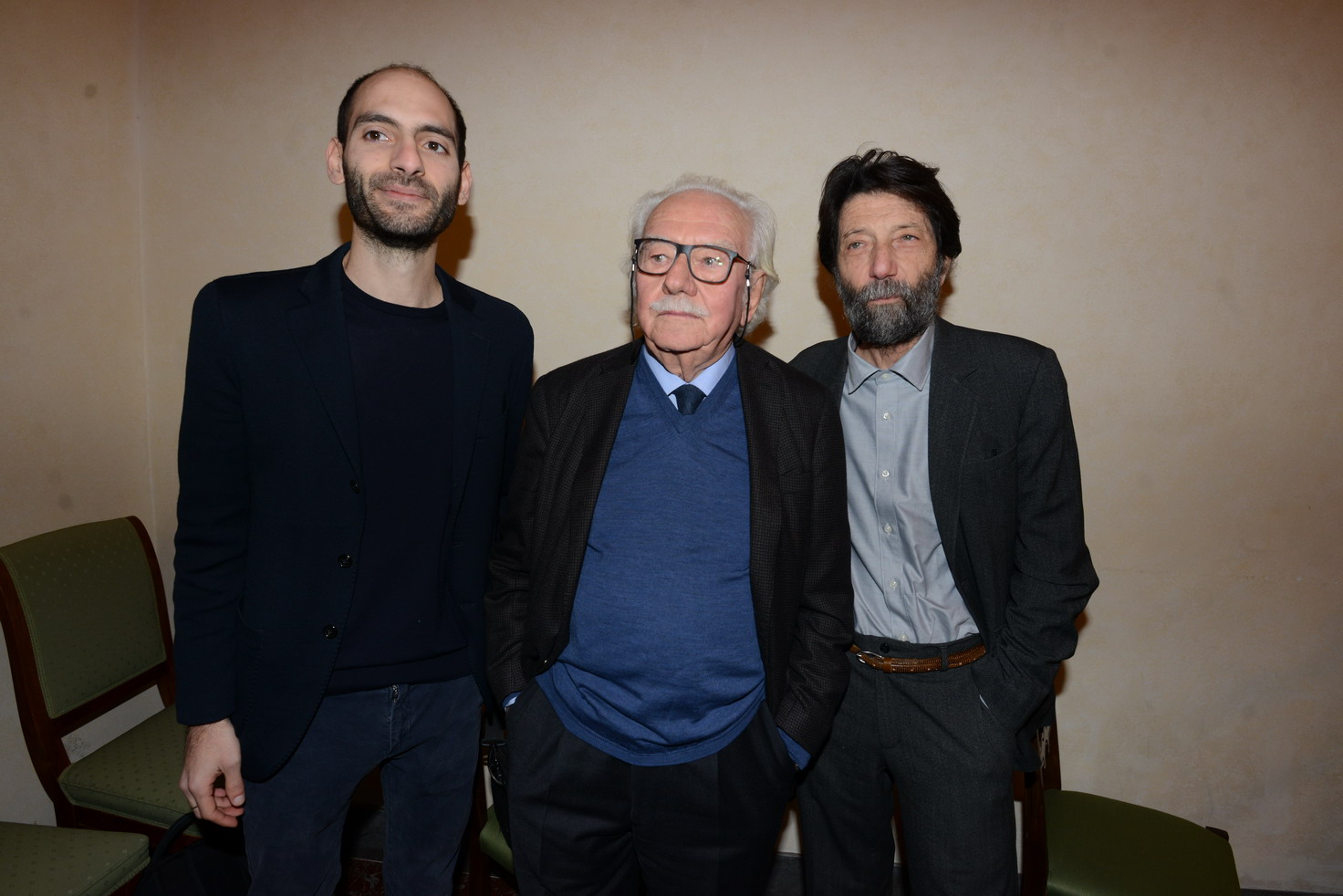 Raphael Ebgi, Massimo Cacciari, Alberto Asor Rosa