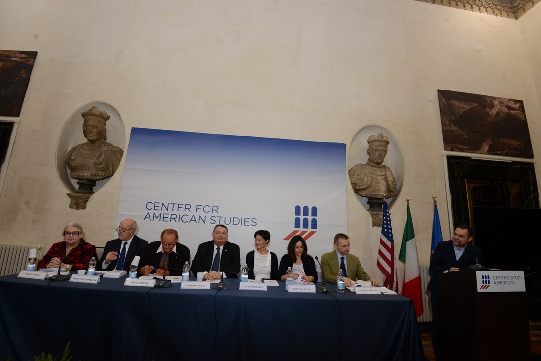 Portia Prebys, Renzo Arbore, Umberto Mucci, Lucia Pasqualini, Delfina Licata e Mauro Battocchi