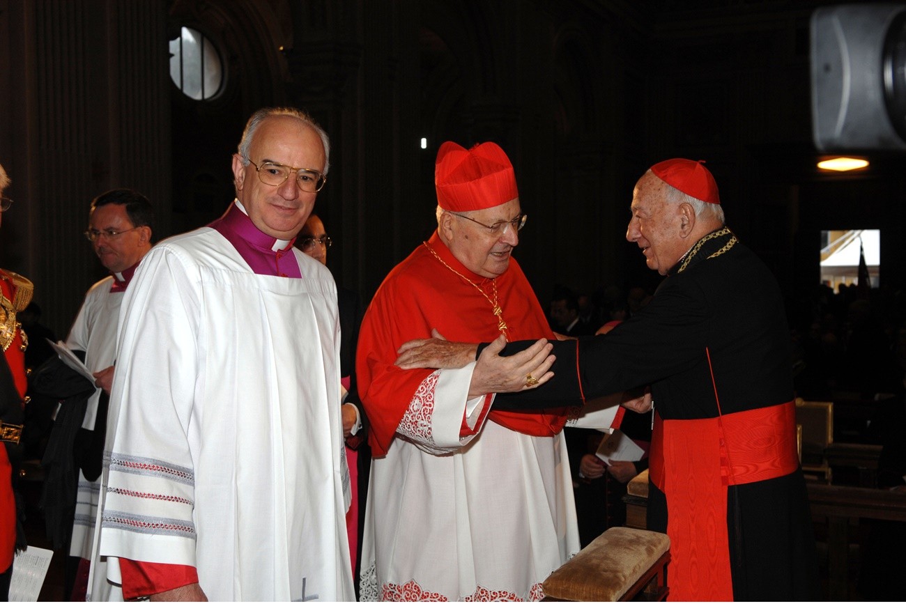 Franco Camaldo, Angelo Sodano e Pio Laghi Cavalieri di Malta