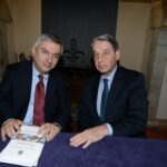 L'ambasciatore Alexander Avdeev e Maurizio Molinari