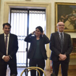 Andrea Mazzillo, Virginia Raggi e Massimo Colomban