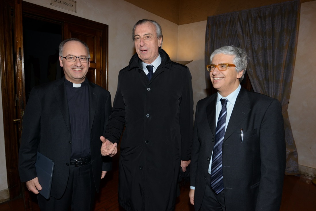 Antonio Spadaro, Alberto Gasparri e Andrea Tornielli