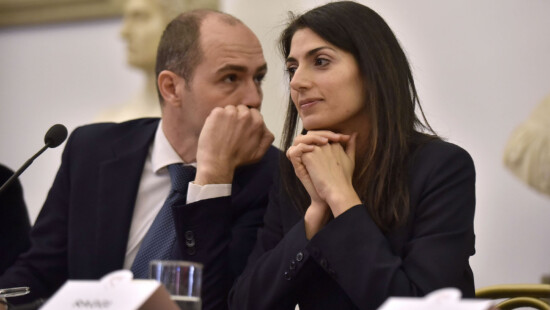 Daniele Frongia e Virginia Raggi