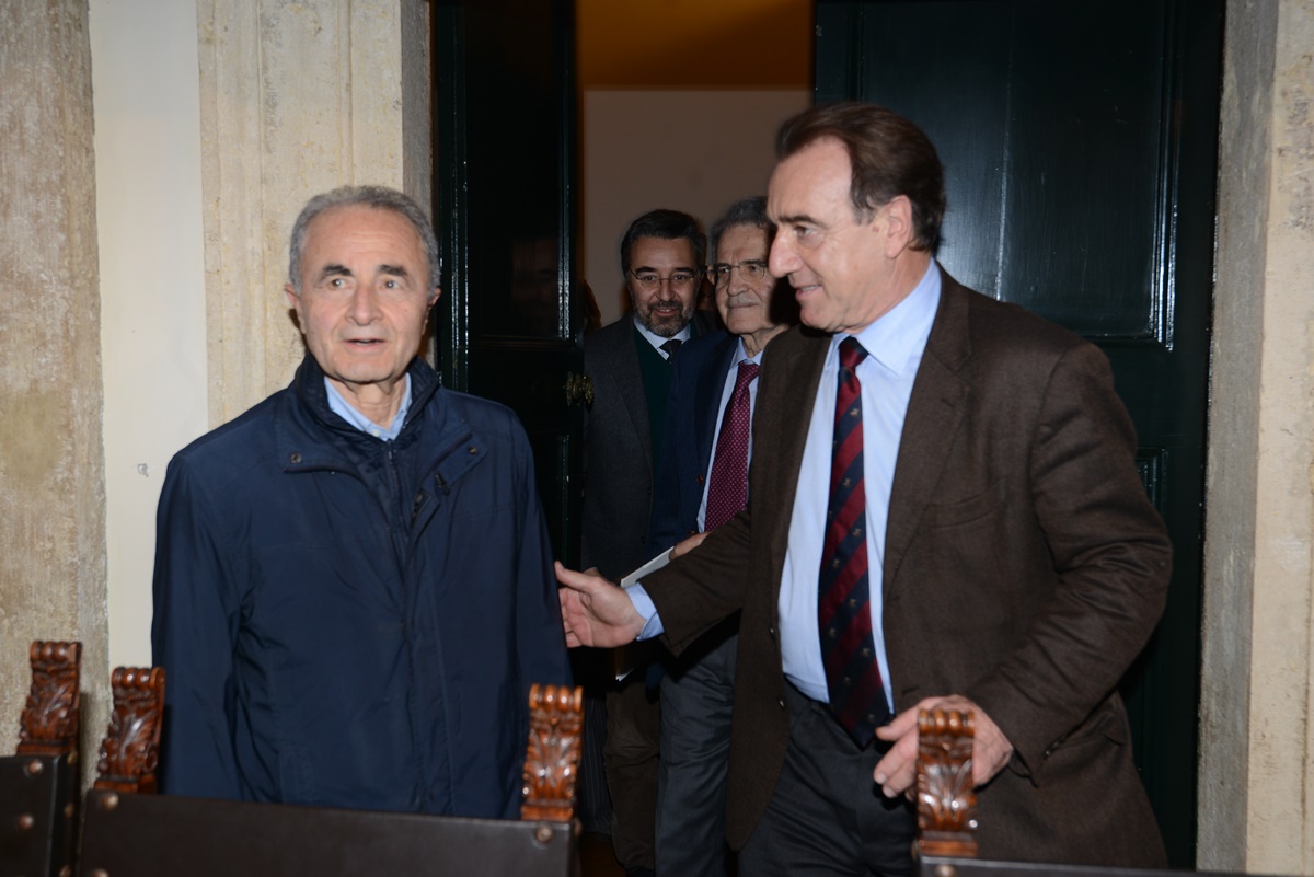 Arturo Parisi, Marco Damilano e Romano Prodi