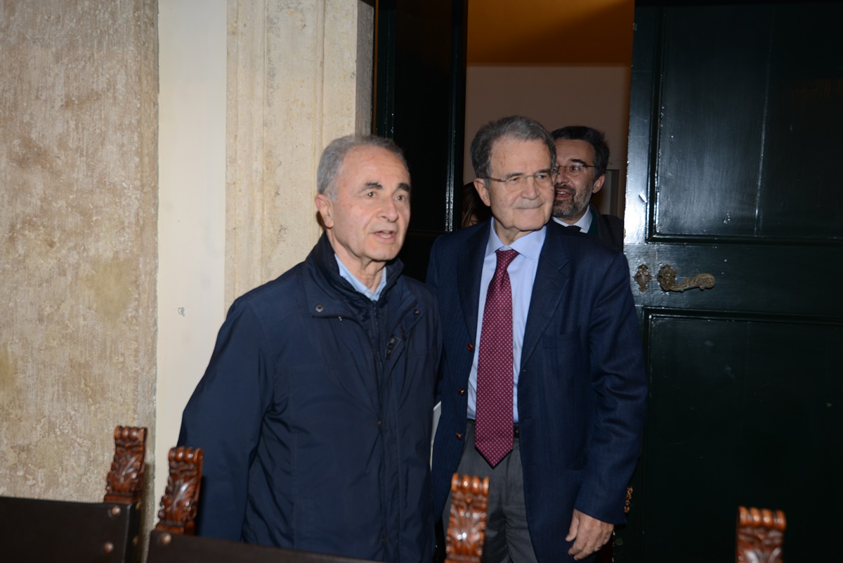 Arturo Parisi, Romano Prodi e Marco Damilano