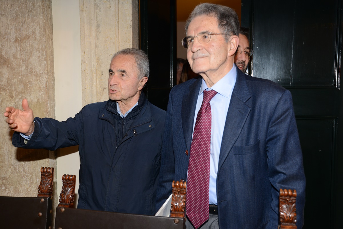 Arturo Parisi e Romano Prodi