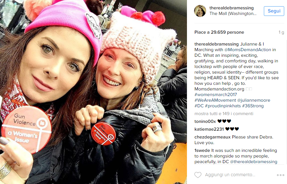 Debra Messing e Julienne More - Instagram