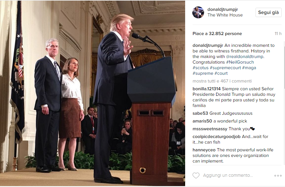 Donald Trump - Instagram