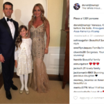 Donald Trump Jr., la moglie Vanessa e la figlia Kai - Instagram