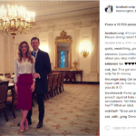 Eric e Lara Trump alla Casa Bianca - Instagram