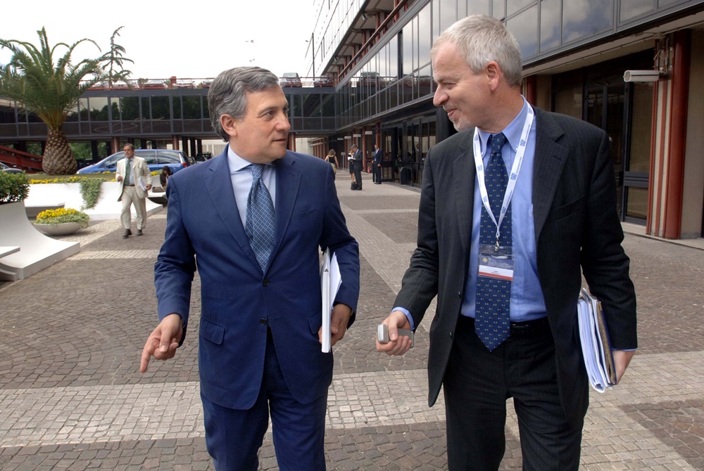 Antonio Tajani e Lapo Pistelli (2006)