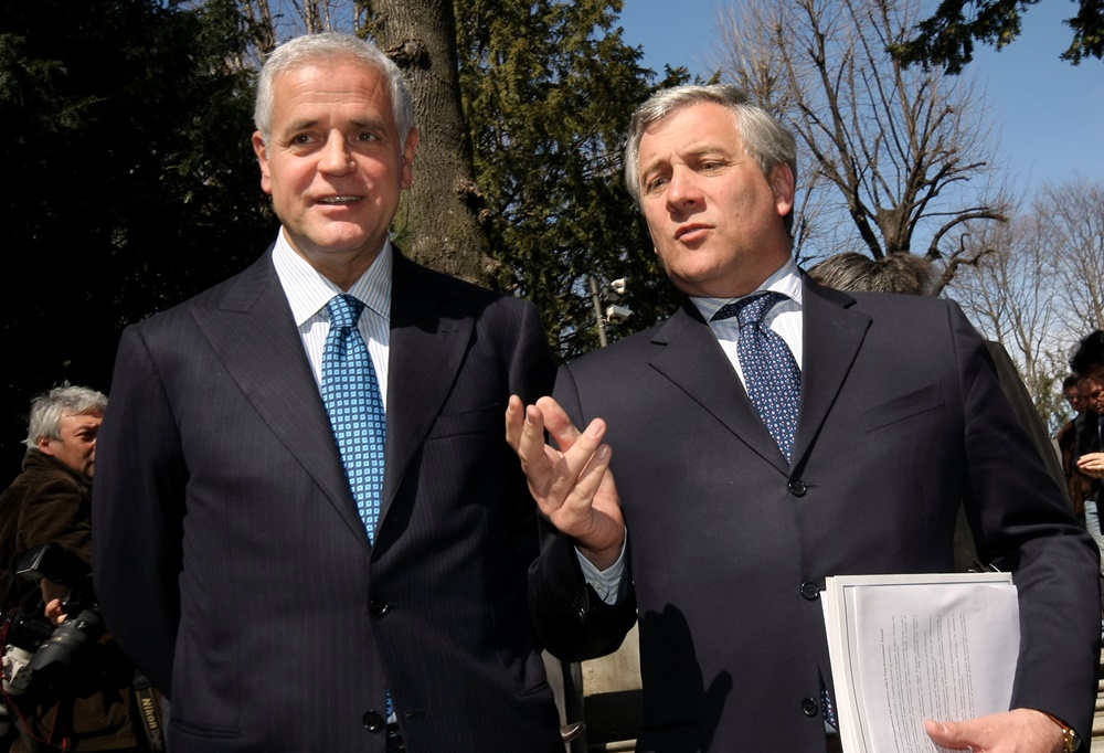 Roberto Formigoni e Antonio Tajani (2009)
