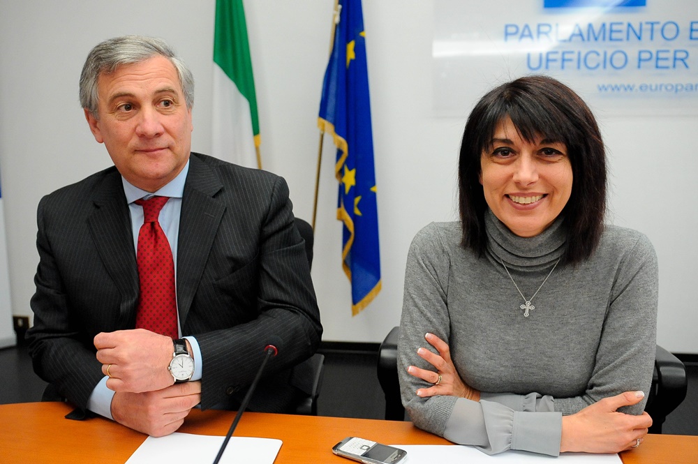 Antonio Tajani e Roberta Angelilli (2010)