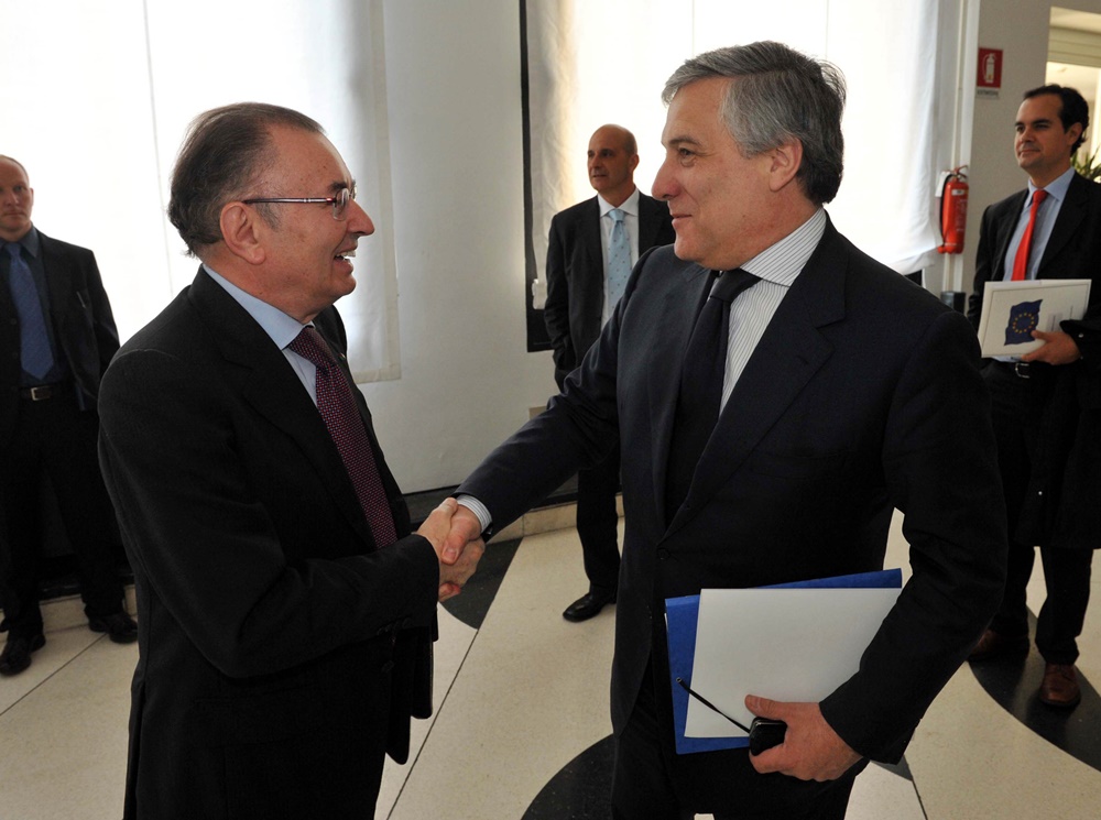 Giorgio Squinzi e Antonio Tajani (2010)