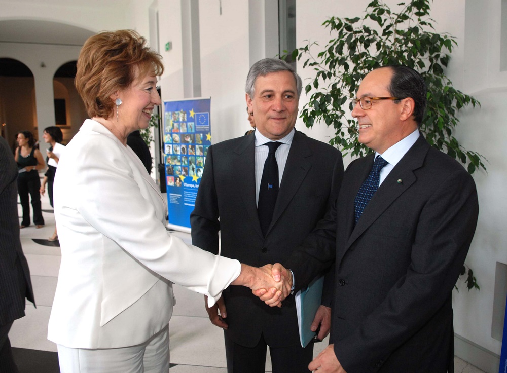 Letizia Moratti, Antonio Tajani e Paolo De Castro (2010)