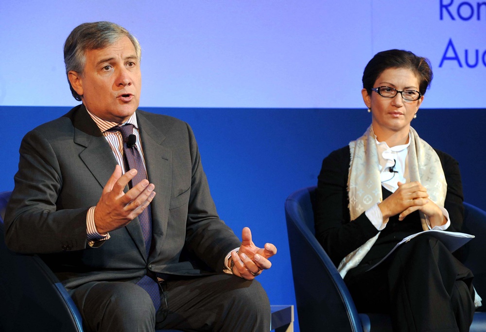 Antonio Tajani e Mariastella Gelmini