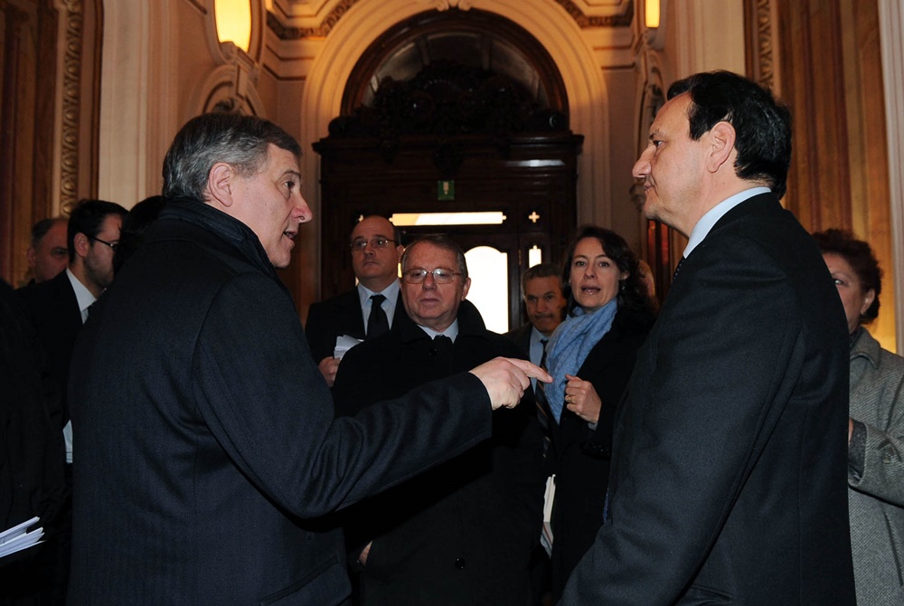 Antonio Tajani e Mario Baccini (2011)