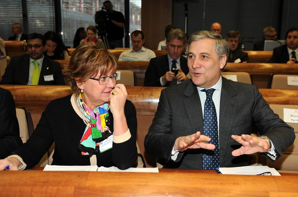 Linda Lanzillotta e Antonio Tajani (2010)
