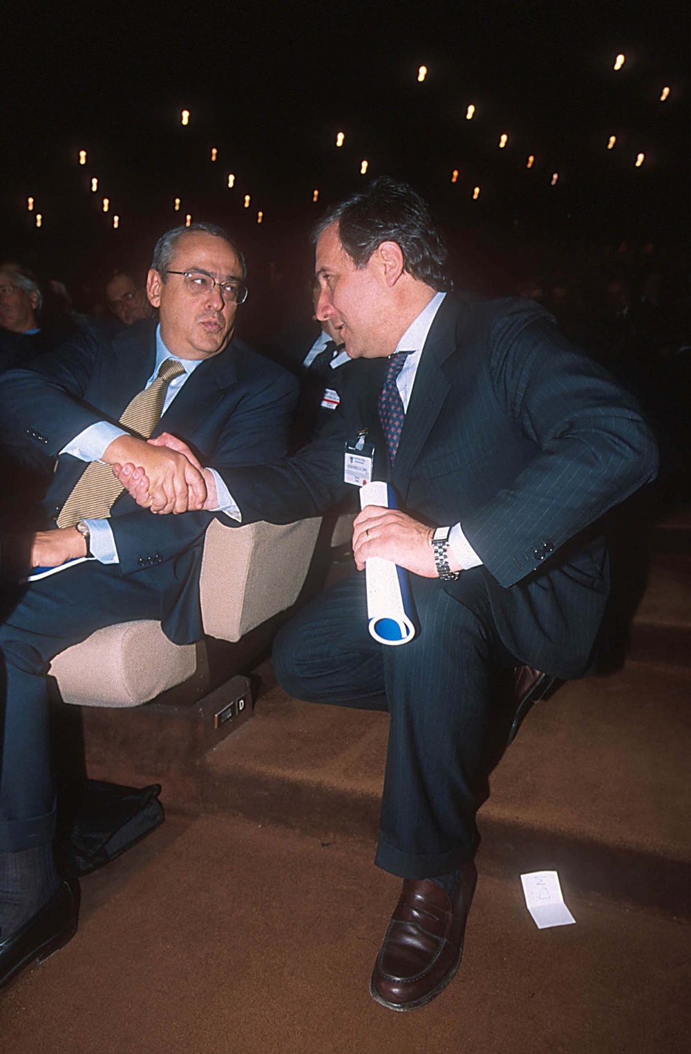 Francesco Gaetano Caltagirone e Antonio Tajani (2001)