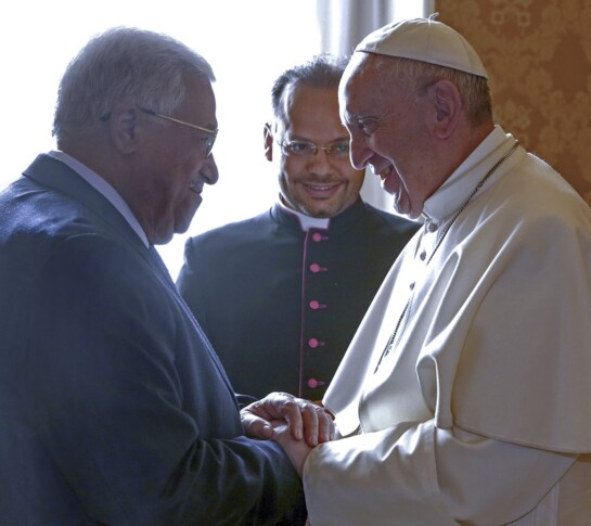 Abu Mazen e Papa Francesco