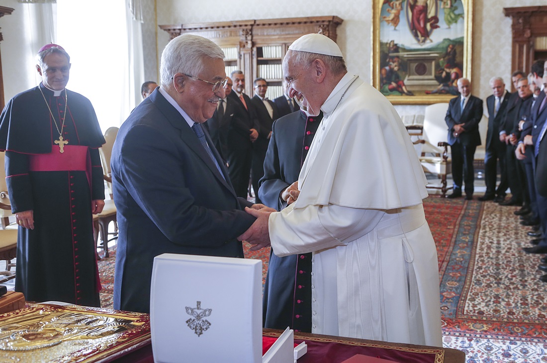 Abu Mazen e Papa Francesco