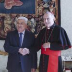 Abu Mazen e il cardinale Pietro Parolin