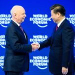 Klaus Schwab e Xi Jinping