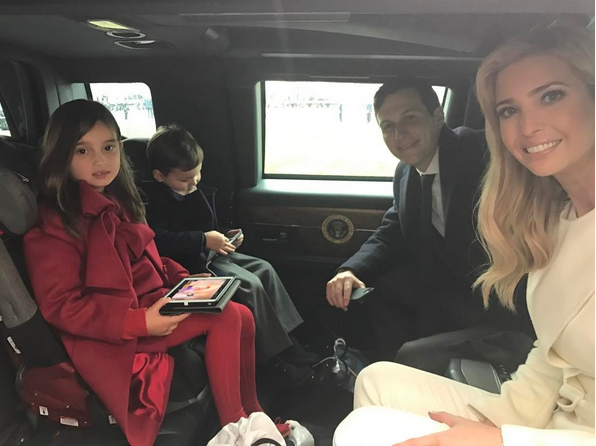 Ivanka Trump, Kared Jushner e i figli - Instagram
