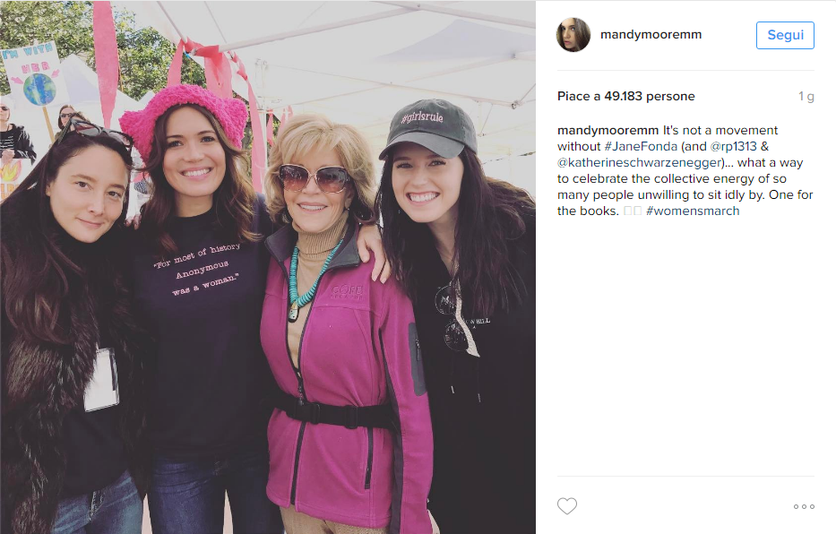 Mandy Moore e Jane Fonda - Instagram