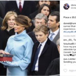 Donald, Melania e Barron Trump - Instagram