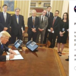 Mike Pence, Donald Trump e Jared Kushner - Instagram