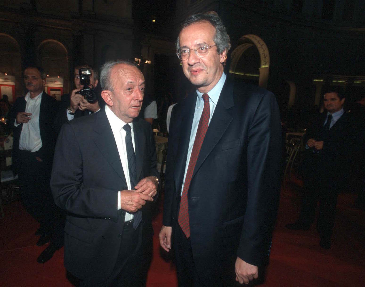 Tullio De Mauro e Walter Veltroni