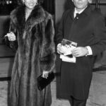 Claudia Cardinale e Pasquale Squitieri (serata Fendi al Teatro dell'Opera 1980)
