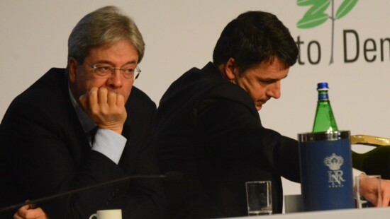 Paolo Gentiloni e Matteo Renzi