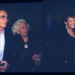 Claudia Cardinale, Pasquale Squitieri e Donna Assunta Almirante (prima del Teatro Quirino)
