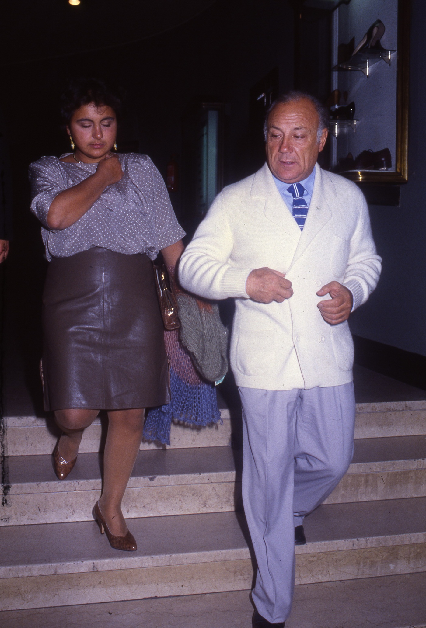 Claudio Villa e la moglie Patrizia Baldi al Teatro Sistina