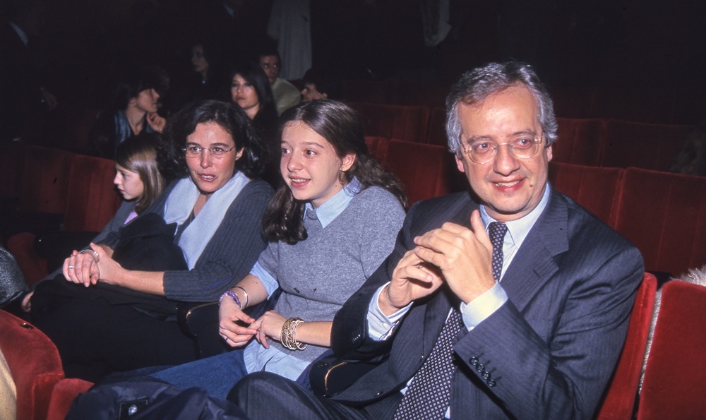 Walter Veltroni al cinema con la famiglia