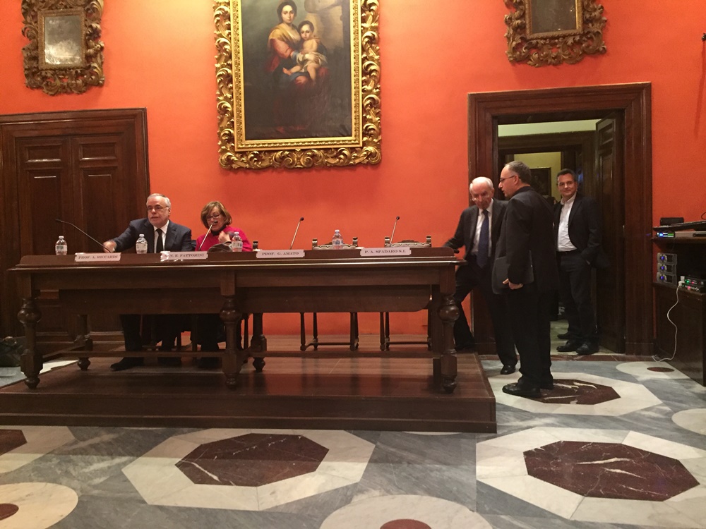 Andrea Riccardi, Emma Fattorini, Giuliano Amato e Antonio Spadaro