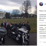 Donald Trump incontra Harley Davidson - Instagram