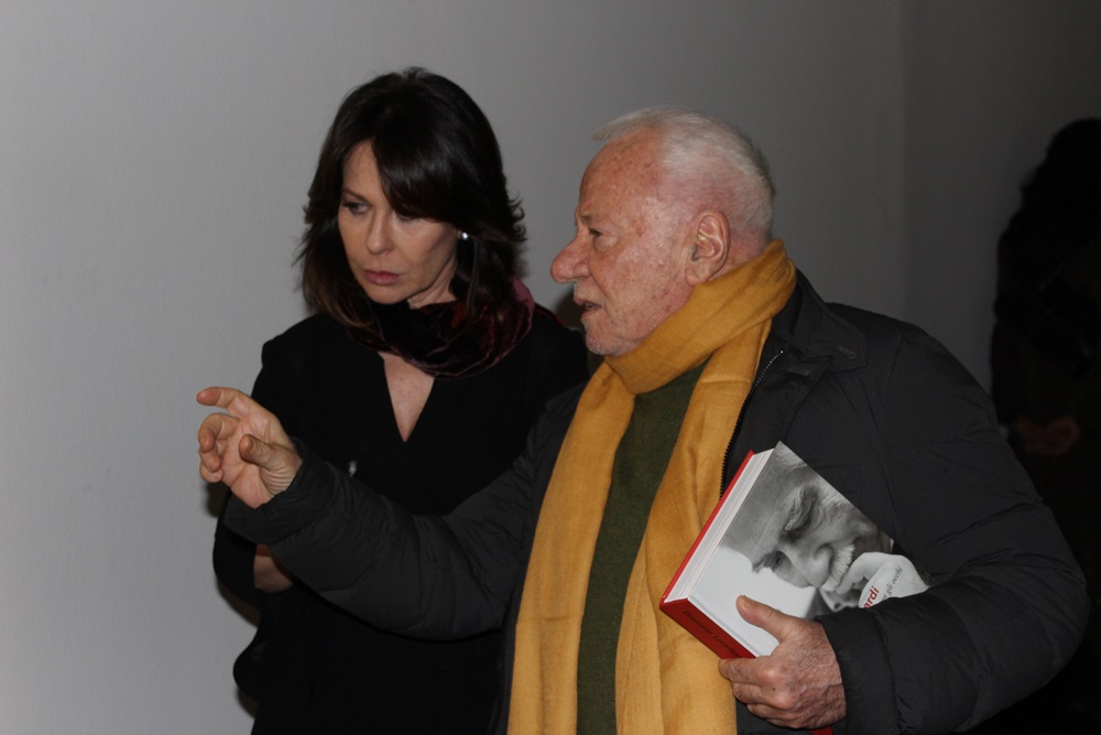 Francesca Leone e Achille Bonito Oliva