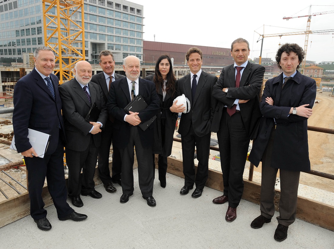 Ettore Mocchetti, Domenico De Masi, Livio De Santoli, Franco Purini, Luca Parnasi, Francesco Sperandini e Ivano Ilardo (2010)