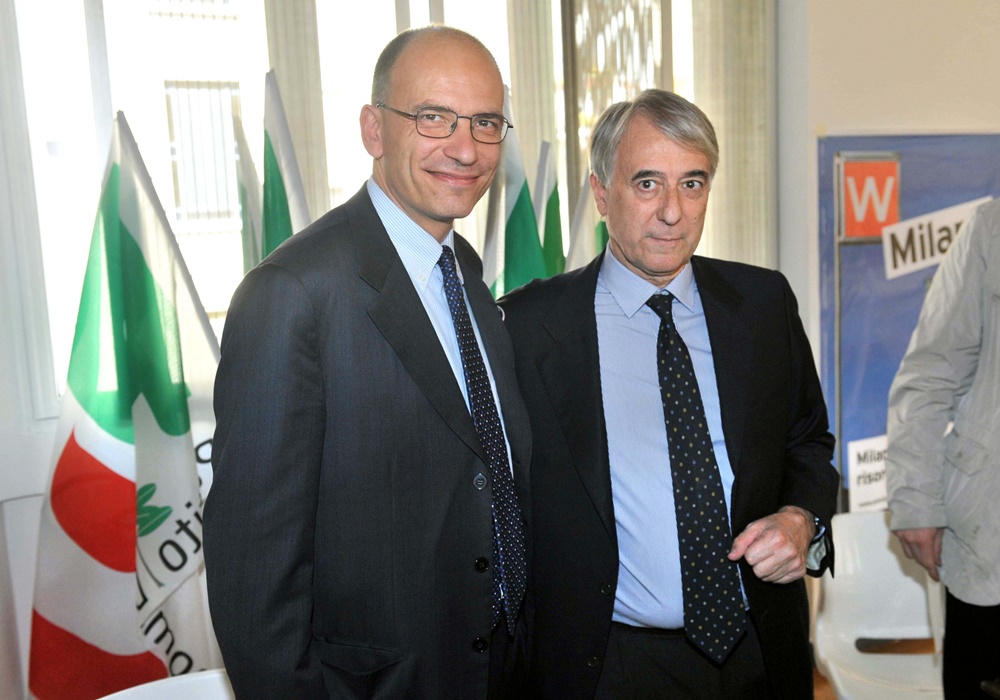 Enrico Letta e Giuliano Pisapia