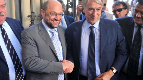 Martin Schulz e Giuliano Pisapia