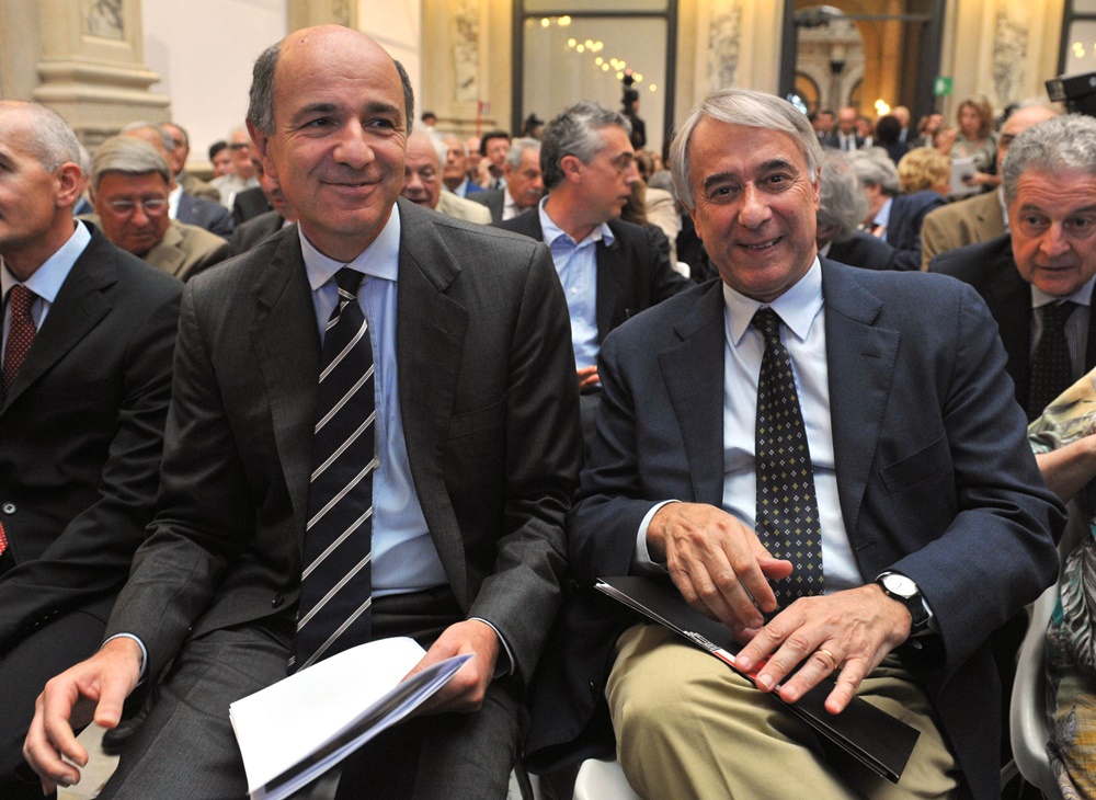 Corrado Passera e Giuliano Pisapia