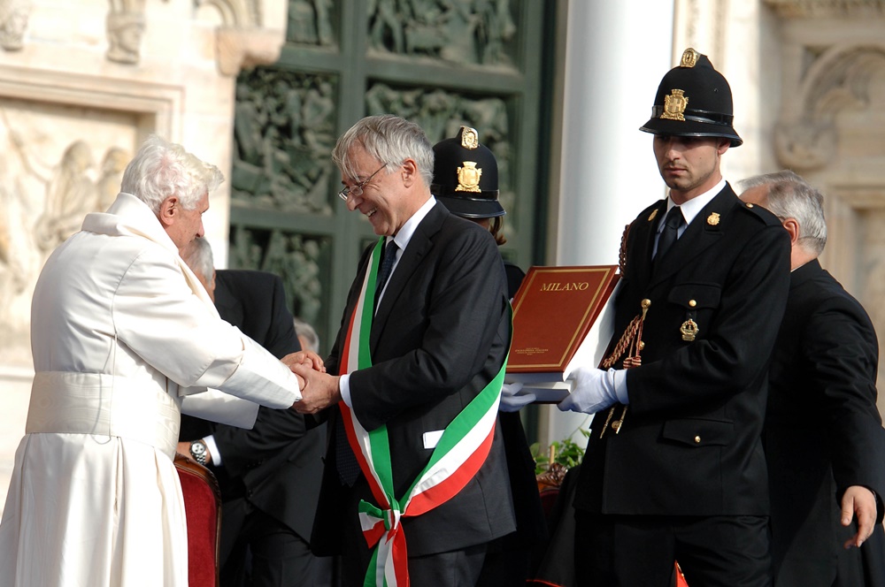 Benedetto XVI e Giuliano Pisapia